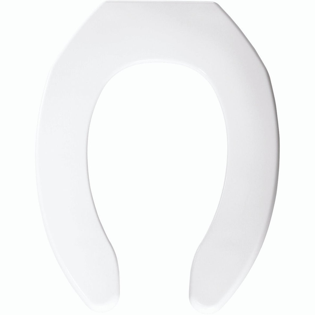 1055/SSC Bemis Elongated Plastic Open Front Less Cover Toilet Seat