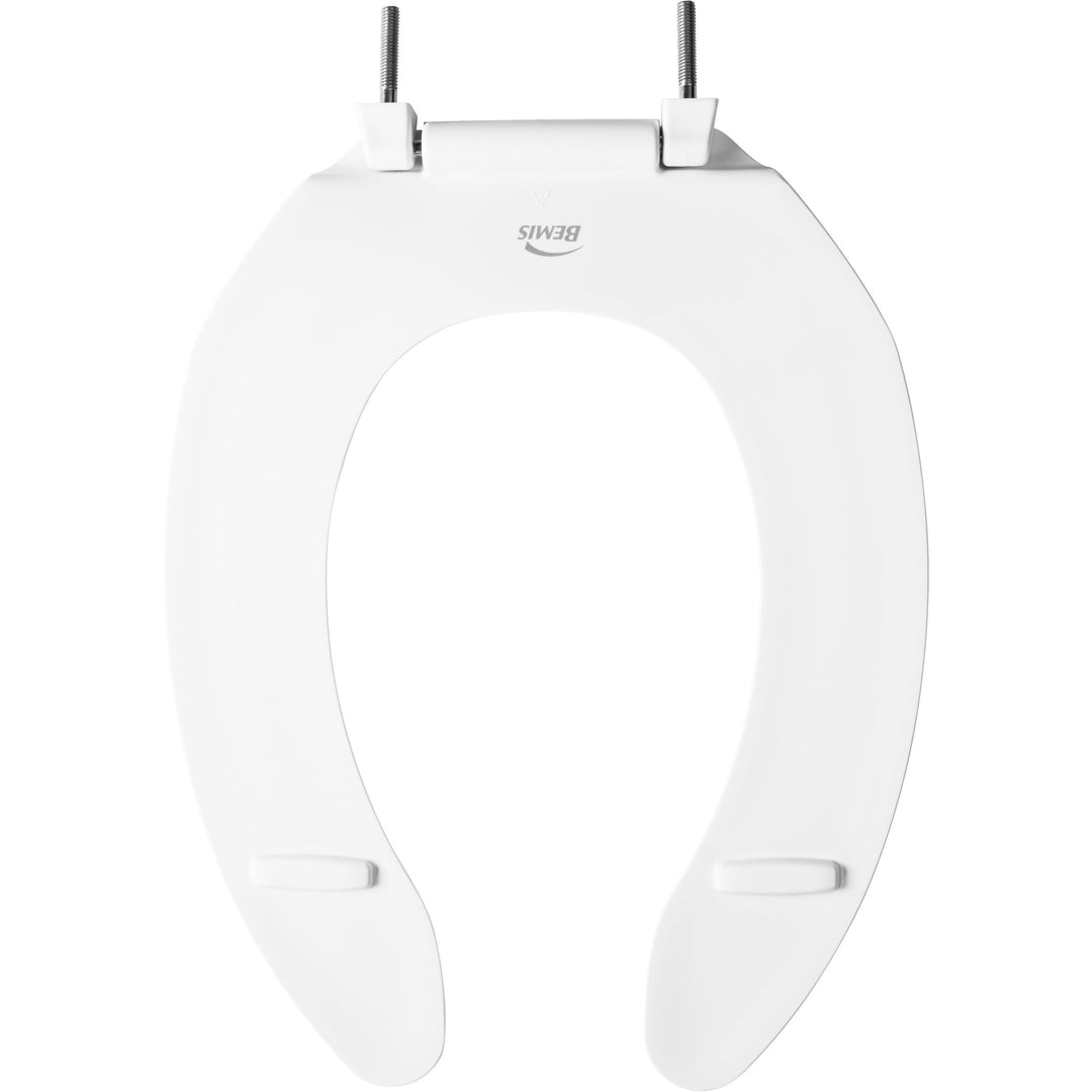 1055/SSC Bemis Elongated Plastic Open Front Less Cover Toilet Seat
