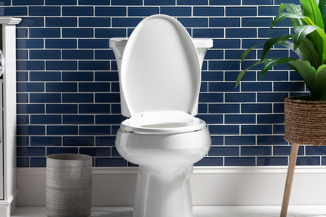 1200E4 Bemis Affinity® Plastic Toilet Seat Featuring Stay·Tite® Seat Fastening System™, Whisper·Close®, Easy·Clean®, Precision·Fit®, and Super·Grip® Bumpers