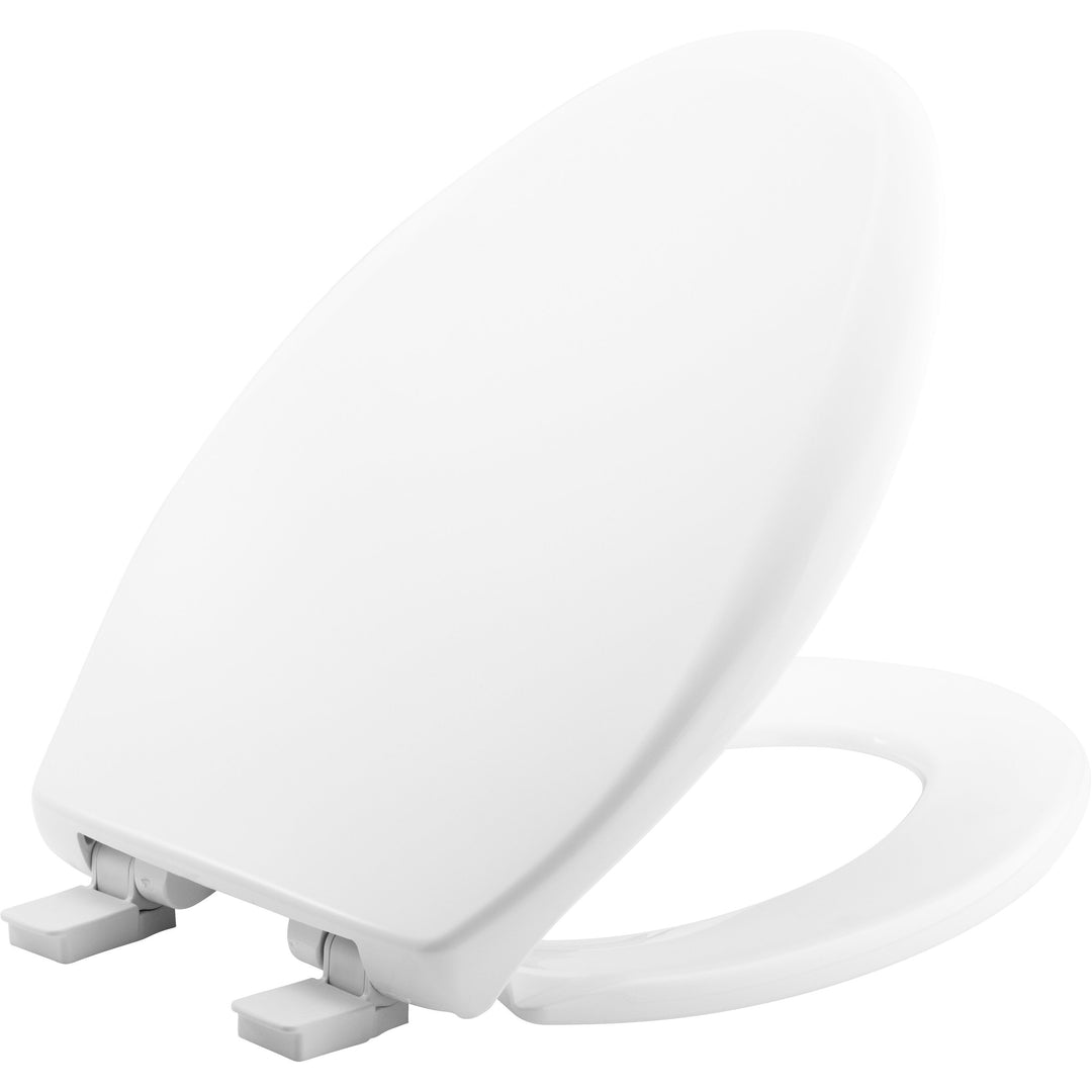 1200E4 Bemis Affinity® Plastic Toilet Seat Featuring Stay·Tite® Seat Fastening System™, Whisper·Close®, Easy·Clean®, Precision·Fit®, and Super·Grip® Bumpers