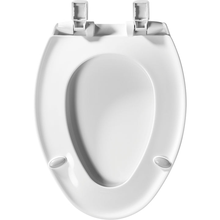 1200E4 Bemis Affinity® Plastic Toilet Seat Featuring Stay·Tite® Seat Fastening System™, Whisper·Close®, Easy·Clean®, Precision·Fit®, and Super·Grip® Bumpers