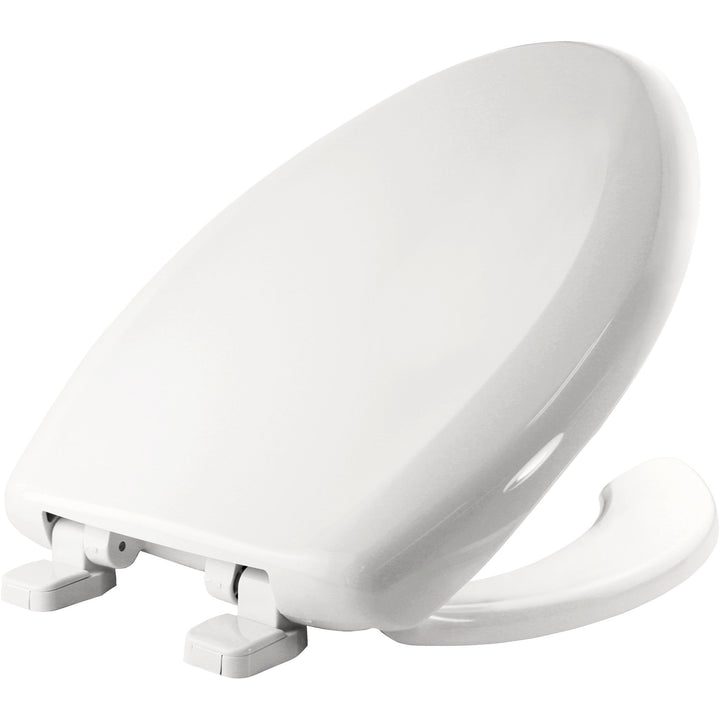1250TTA Bemis Plastic Open Front with Cover Toilet Seat with Top·Tite® Hinges