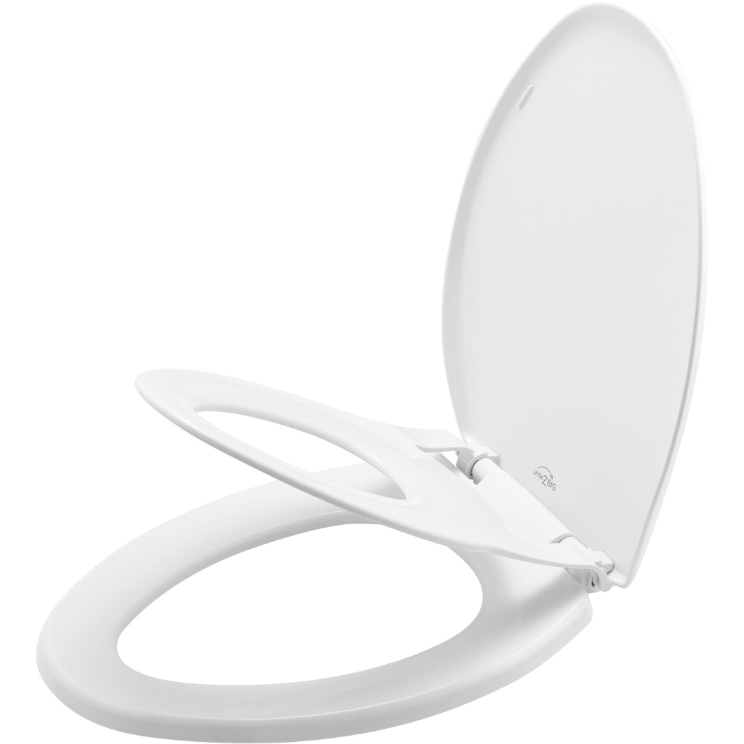 1881/881SLOW Mayfair by Bemis Little 2 Big™ Plastic Potty Training Toilet Seat in White Featuring Stay·Tite® Seat Fastening System™ and Whisper·Close®