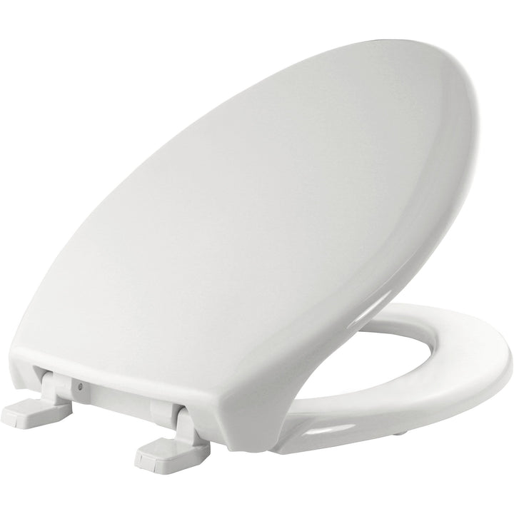1900/SS Bemis Elongated Plastic Closed Front with Cover Toilet Seat White with Top·Tite® Hinges