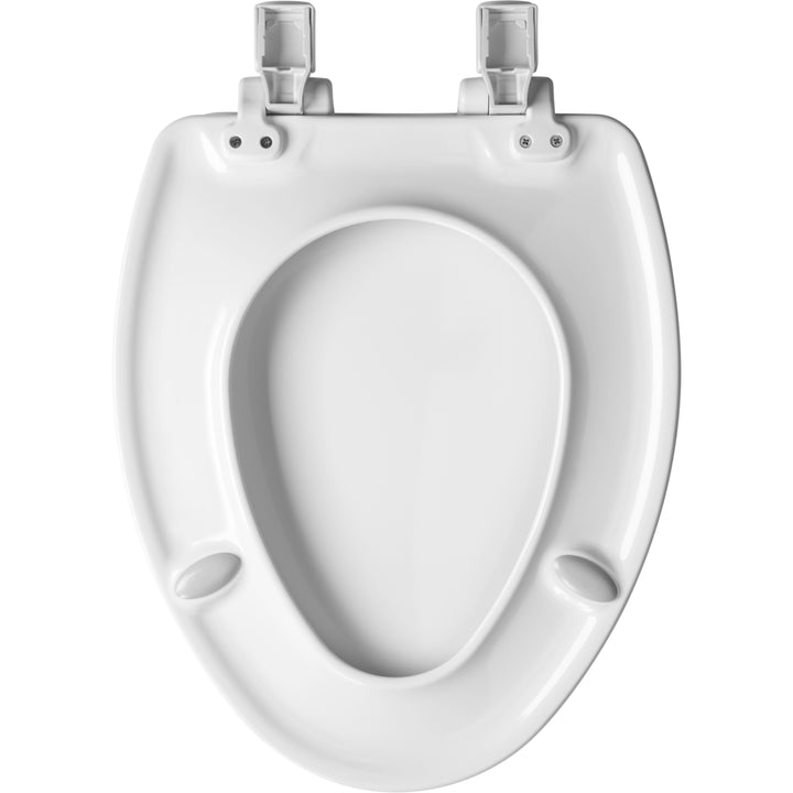 19170PLE4 Bemis Alesio™ Enameled Wood Toilet Seat featuring Stay·Tite® Seat Fastening System™, Whisper·Close®, Easy·Clean®, Precision·Fit®, and Super·Grip® Bumpers