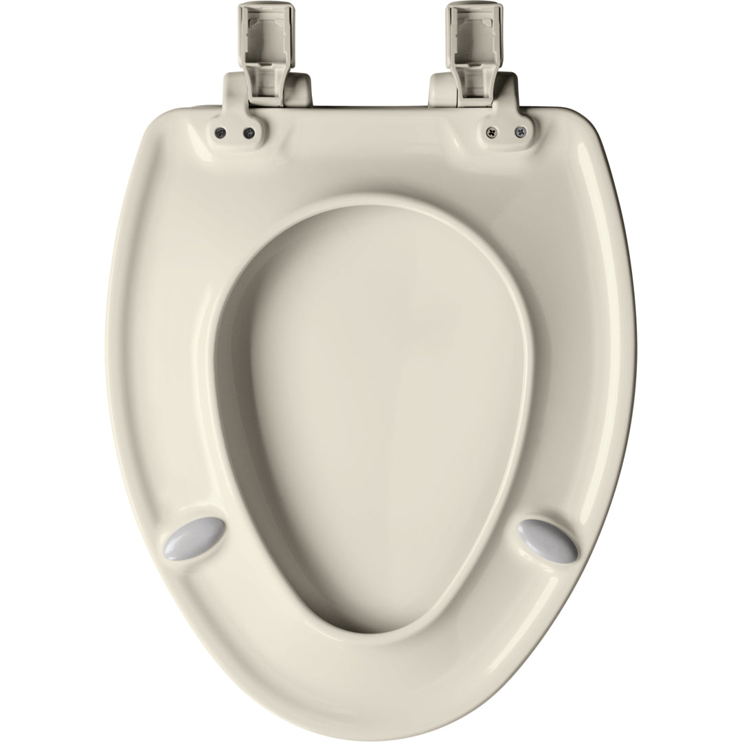 19170PLE4 Bemis Alesio™ Enameled Wood Toilet Seat featuring Stay·Tite® Seat Fastening System™, Whisper·Close®, Easy·Clean®, Precision·Fit®, and Super·Grip® Bumpers