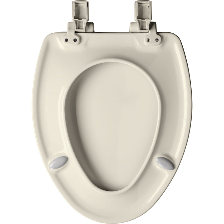 19170PLE4 Bemis Alesio™ Enameled Wood Toilet Seat featuring Stay·Tite® Seat Fastening System™, Whisper·Close®, Easy·Clean®, Precision·Fit®, and Super·Grip® Bumpers