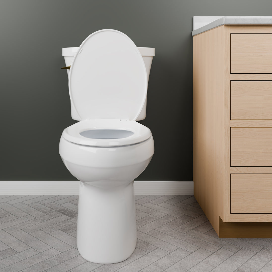 1UFITSL Bemis Universal Fit™ Plastic Universal White Featuring Stay·Tite® Seat Fastening System™ and Whisper·Close®