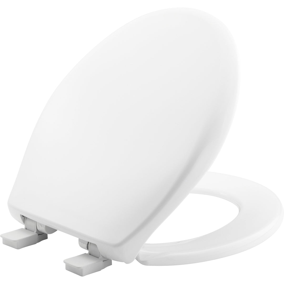 1200E4 Bemis Affinity® Plastic Toilet Seat Featuring Stay·Tite® Seat Fastening System™, Whisper·Close®, Easy·Clean®, Precision·Fit®, and Super·Grip® Bumpers