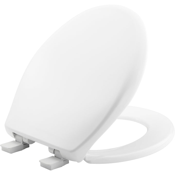 1200E4 Bemis Affinity® Plastic Toilet Seat Featuring Stay·Tite® Seat Fastening System™, Whisper·Close®, Easy·Clean®, Precision·Fit®, and Super·Grip® Bumpers