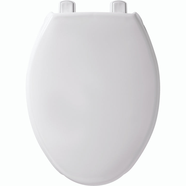E82350TC Bemis Independence Steadfast™ Plastic Toilet Seat Featuring Stay·Tite® Commercial Fastening System™, DuraGuard®, and  Super·Grip® Bumpers