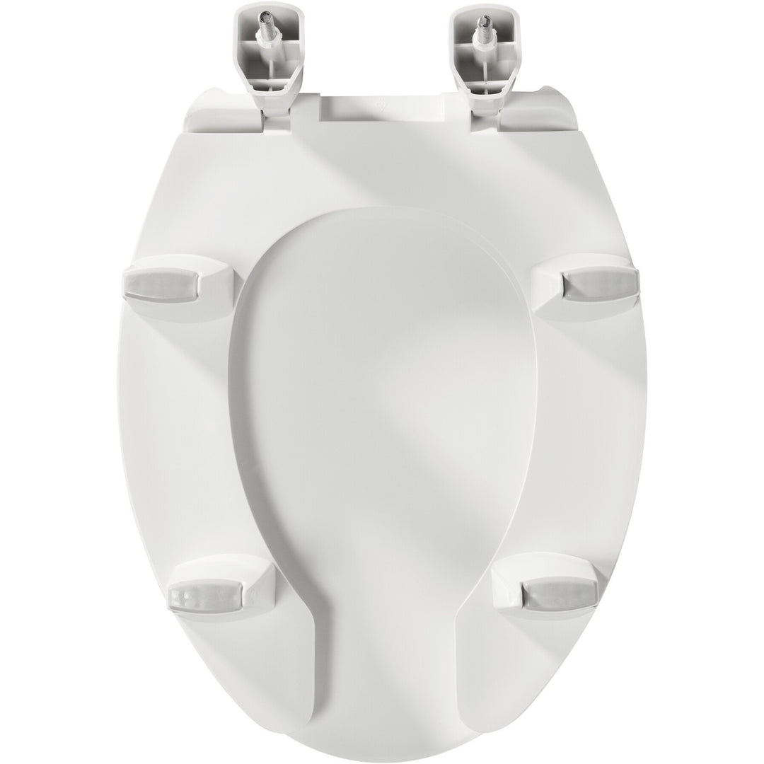 E82350TC Bemis Independence Steadfast™ Plastic Toilet Seat Featuring Stay·Tite® Commercial Fastening System™, DuraGuard®, and  Super·Grip® Bumpers
