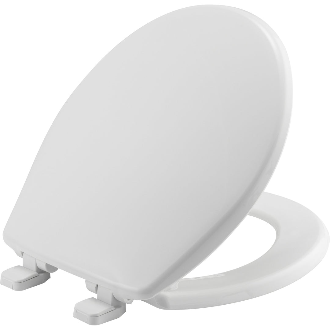 7300/730SL Bemis Hospitality Plastic Toilet Seat in White with Stay·Tite® Seat Fastening System™ and Whisper·Close®