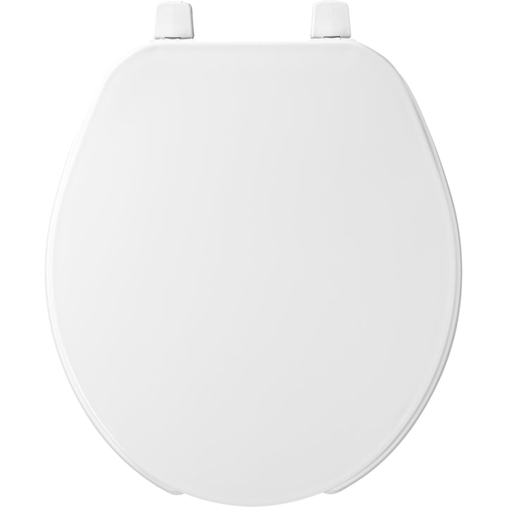 175/75 Bemis Plastic Open Front with Cover Toilet Seat with Top·Tite® Hinges