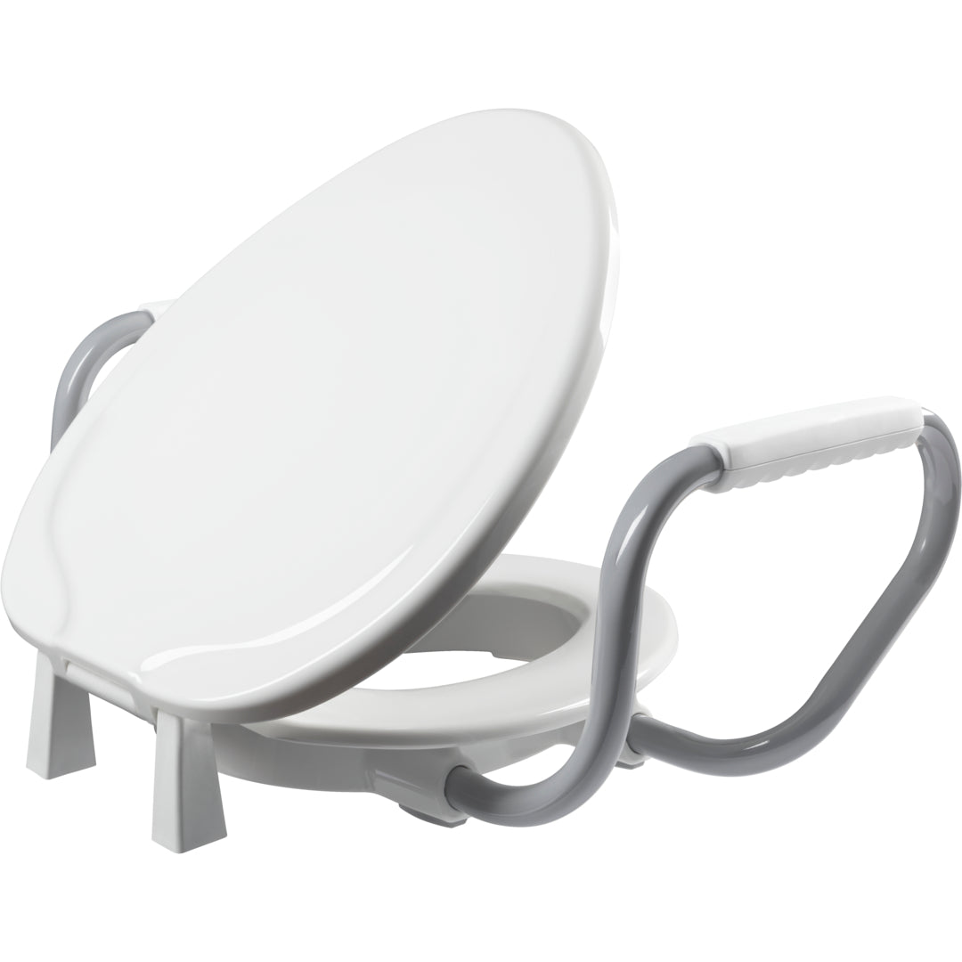 E/R85320ARM Bemis Independence Assurance® with Clean·Shield™ with Support Arms Featuring Stay·Tite® Commercial Fastening System™ and Super·Grip® Bumpers