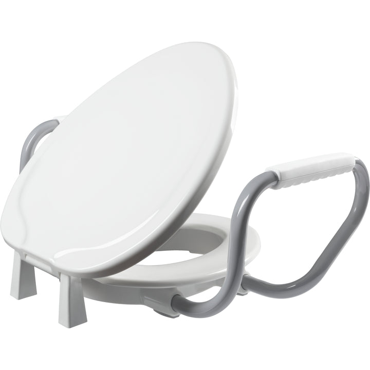 E/R85320ARM Bemis Independence Assurance® with Clean·Shield™ with Support Arms Featuring Stay·Tite® Commercial Fastening System™ and Super·Grip® Bumpers