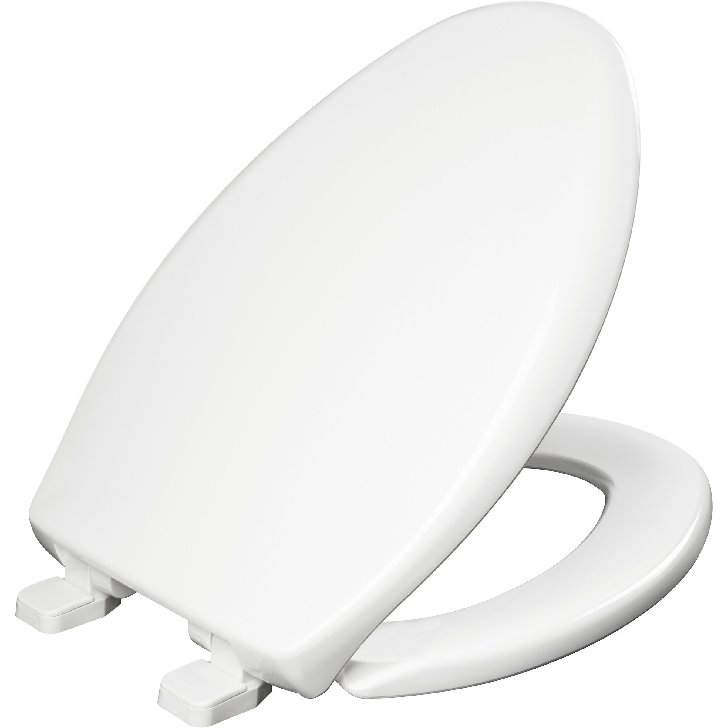 Kennan Soft Close Elongated Closed Front Plastic Toilet Seat in