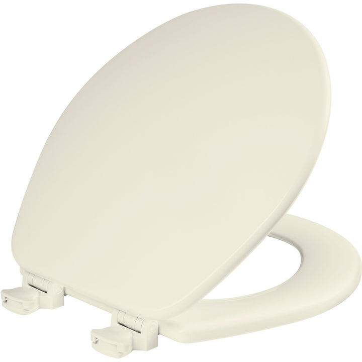540EC Church Round Enameled Wood Toilet Seat in White Featuring Easy·Clean®