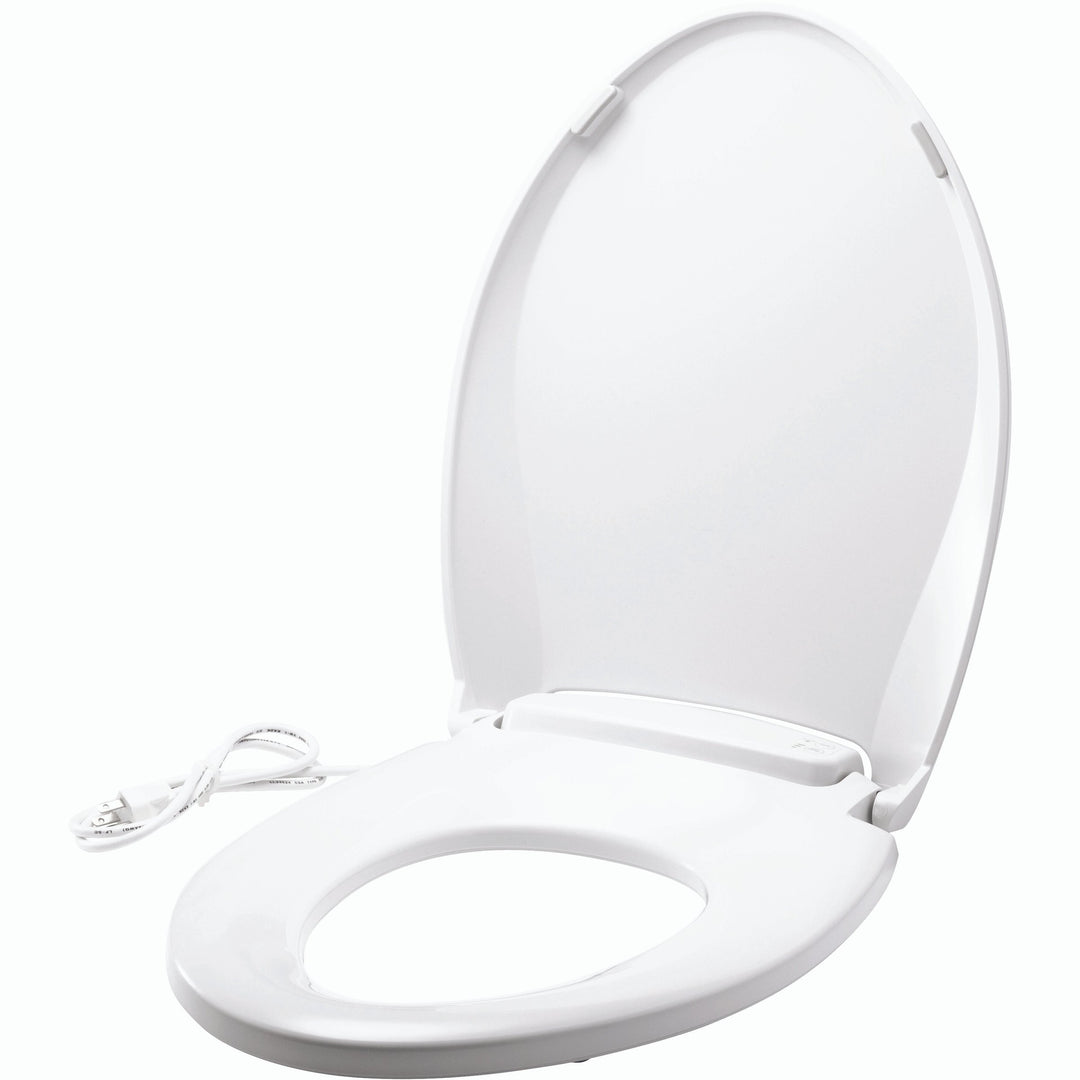 H1900/900NL Bemis Radiance™ Plastic Heated Toilet Seat Featuring Stay·Tite® Seat Fastening System™, Whisper·Close®, Precision·Fit® and Super·Grip® Bumpers