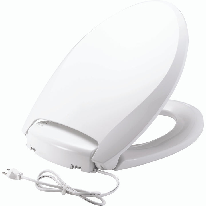 H1900/900NL Bemis Radiance™ Plastic Heated Toilet Seat Featuring Stay·Tite® Seat Fastening System™, Whisper·Close®, Precision·Fit® and Super·Grip® Bumpers