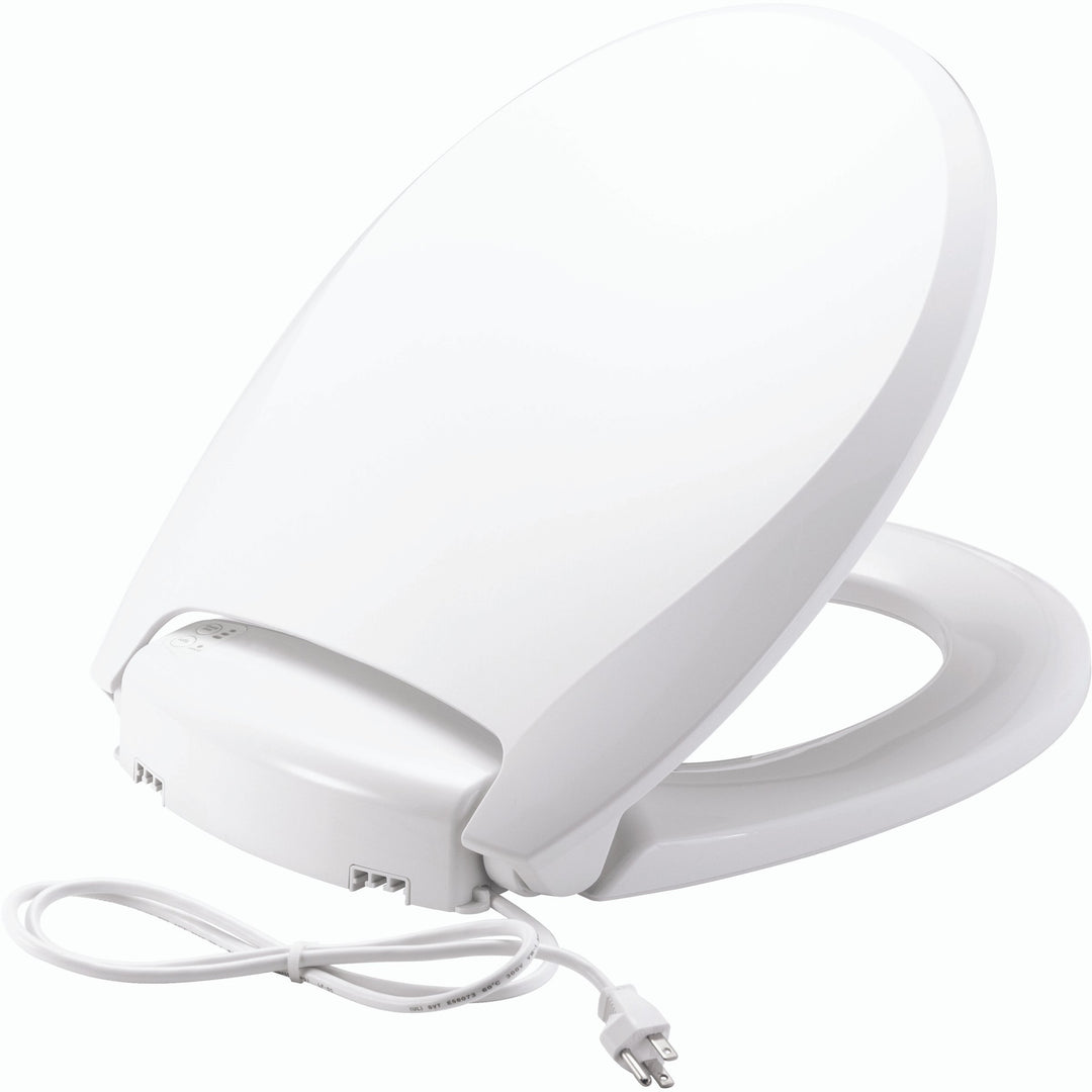 H1900/900NL Bemis Radiance™ Plastic Heated Toilet Seat Featuring Stay·Tite® Seat Fastening System™, Whisper·Close®, Precision·Fit® and Super·Grip® Bumpers