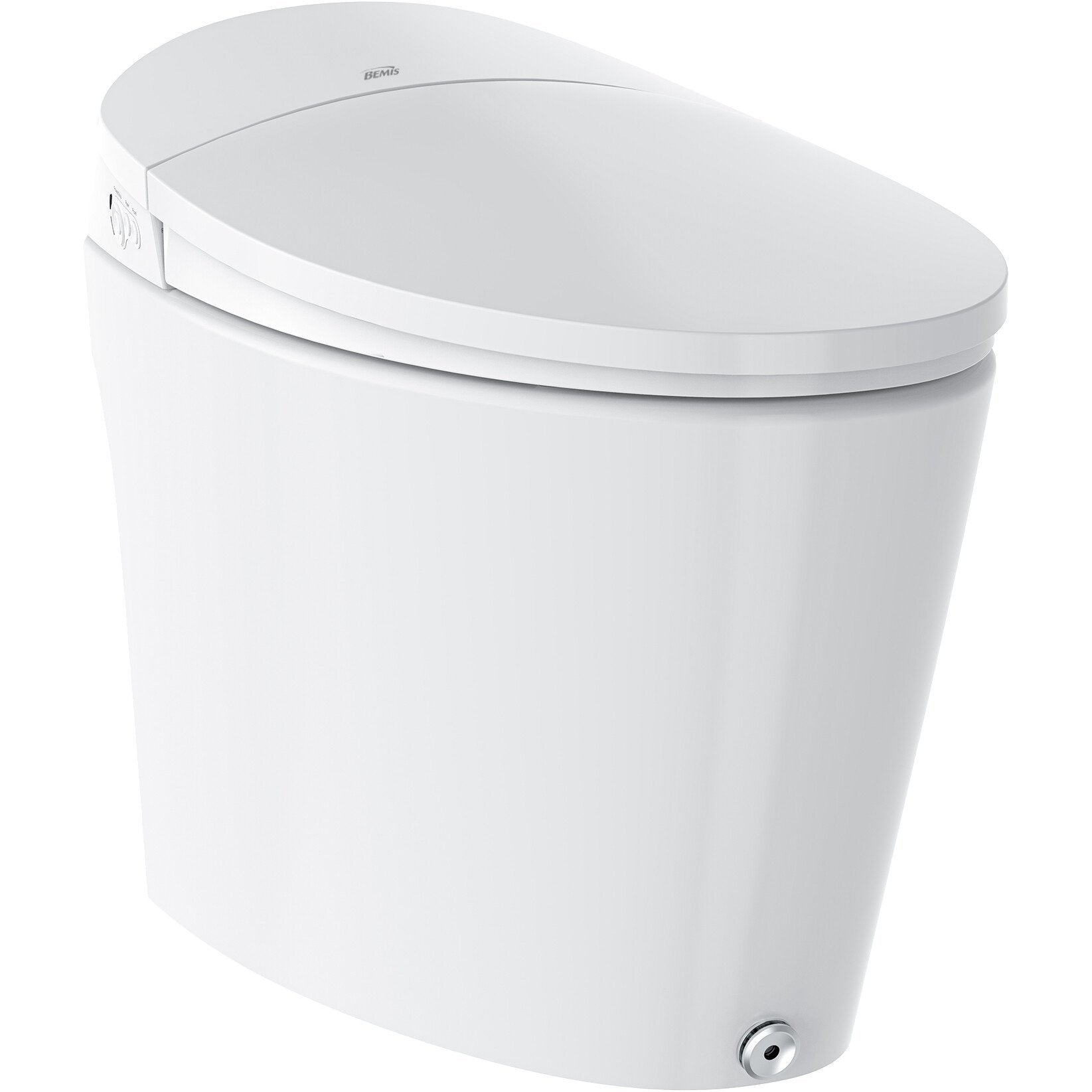 Bemis Sanctuary 5000 Elongated Smart Toilet Bidet System in White with ...